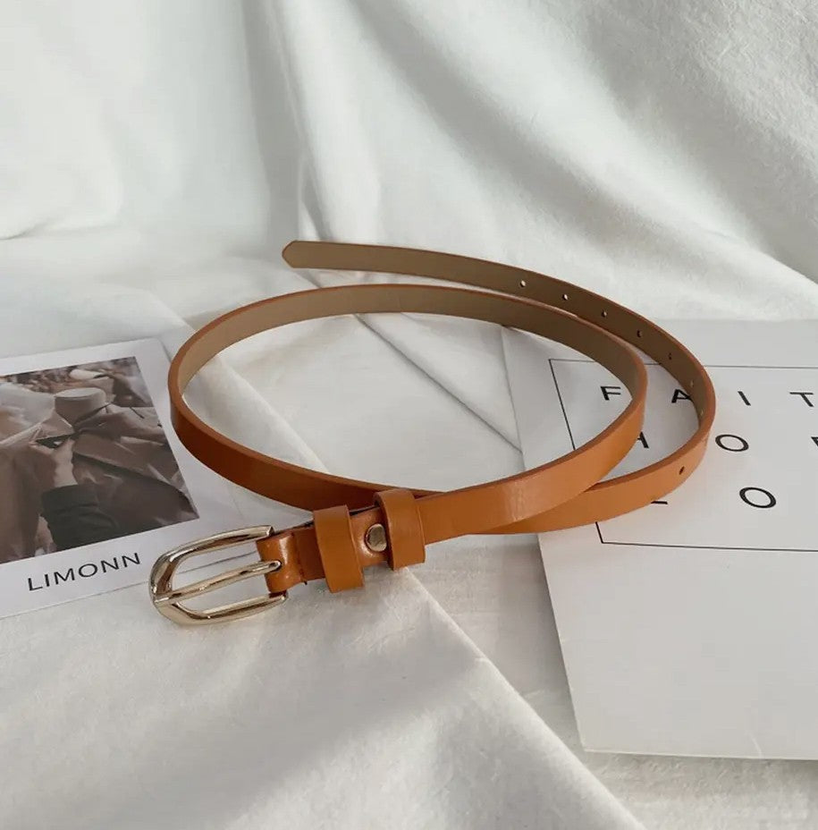 Versatile Thin Camel Belt