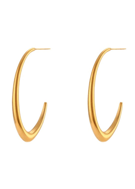 HJane Julie Hoops Gold