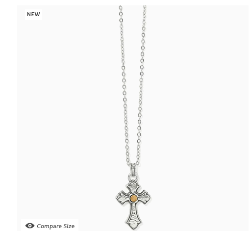 Brighton Majestic Regal Cross Rev Necklace