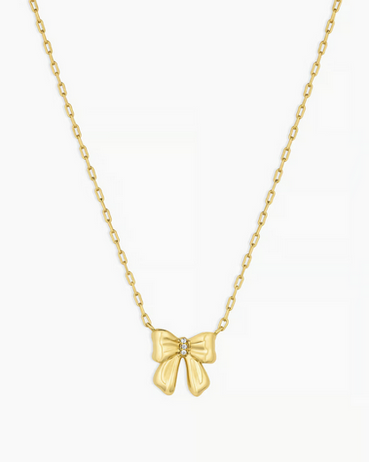 Gorjana Gold Bow Necklace