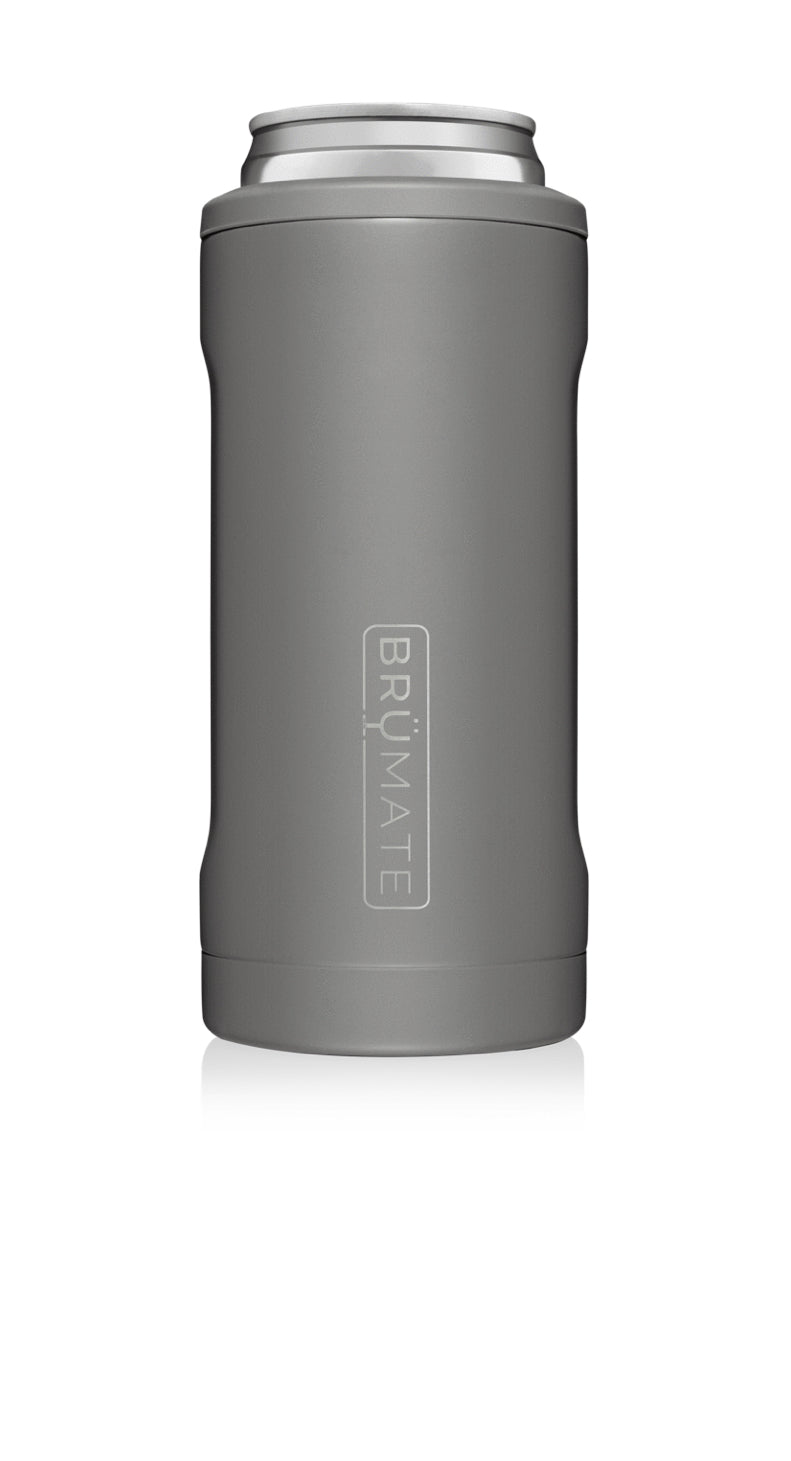 BruMate Hopsulator Slim Matte Gray