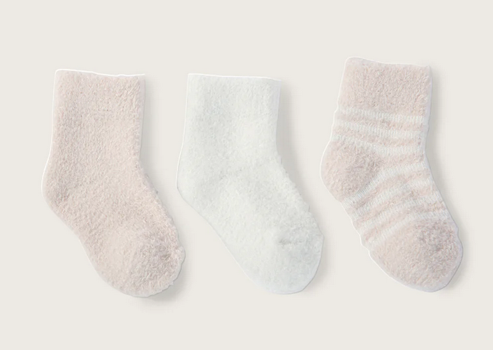 Barefoot Dreams CozyChic 2 Pair Infant Sock Set