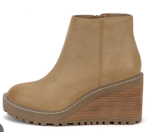 Yellow Box Alexis Tan Wedge Boots