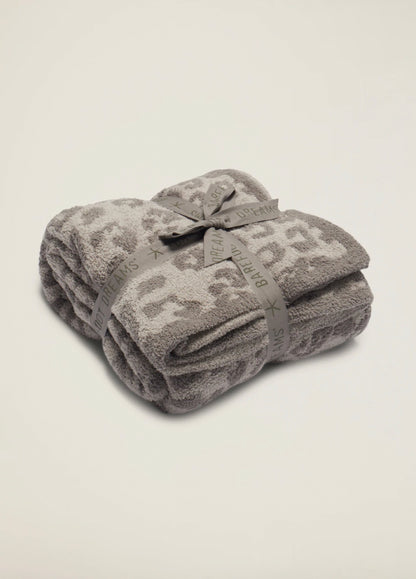 Barefoot Dreams CozyChic® Barefoot in the Wild® Throw Linen/Warm Gray