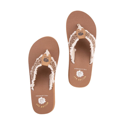 Yellow Box Nabhi Tan Leopard Flip Flop