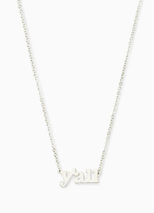 Kendra Scott Y'all Pendant Sterling Silver