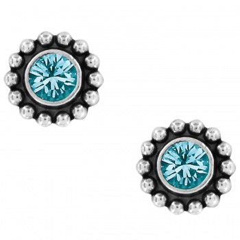 Brighton Blue Zircon Twinkle Mini Earrings