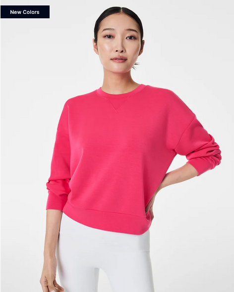 Spanx AirEssentials Crew Cerise Pink