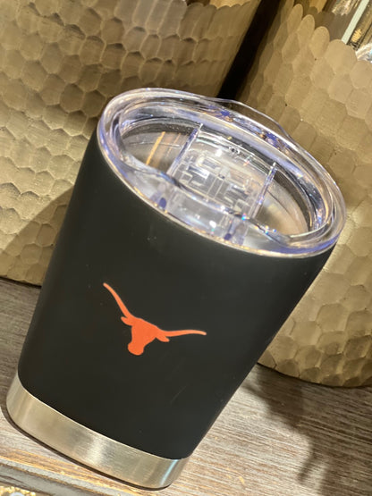 Texas 12oz Stainless Lowball in Black