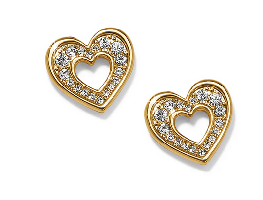 Brighton Enchanting  Heart Post Earrings