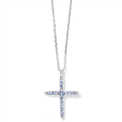 Brighton Color Drops Cross Necklace