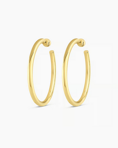 Gorjana Carter Statement Hoops- Gold