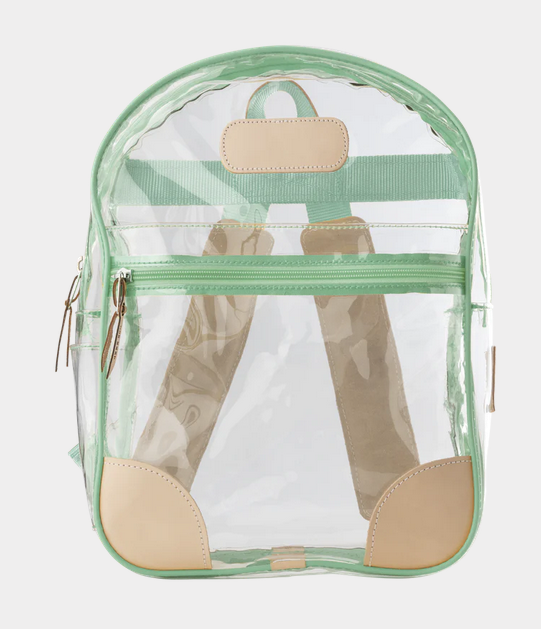 JH #910 Clear Backpack- Mint