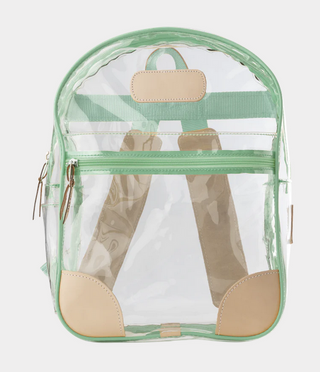 JH #910 Clear Backpack- Mint