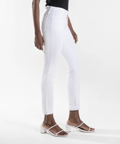 Kut Catherine Boyfriend Optic White Denim