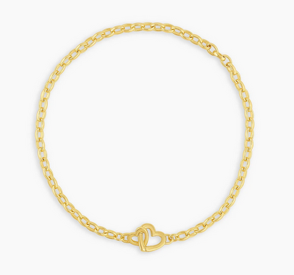 Gorjana Parker Heart Mini Bracelet-Gold