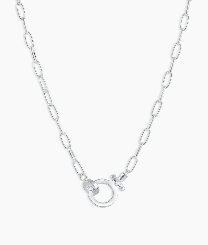 Gorjana Parker Mini Necklace Silver